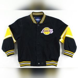 JH Design NBA Los Angeles Lakers ButtonUp Jacket Size Unisex Toddler 5
